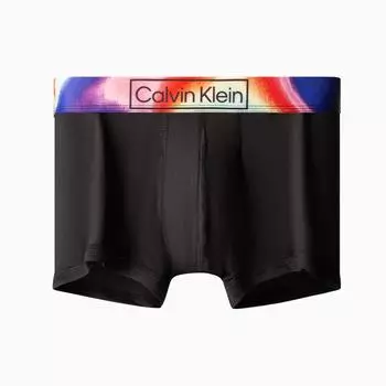 Calvin Klein Нижнее белье Rainbow Retro Gravity CK, дышащие боксеры, мужские трусы, черное NB3156-UB1 M