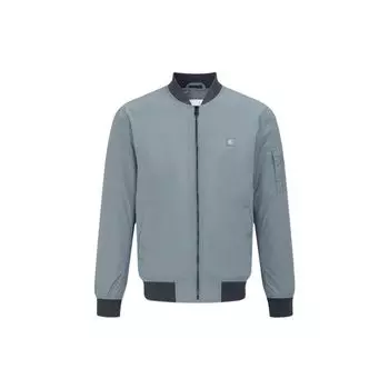 Calvin Klein Однотонная повседневная куртка с логотипом Мужские куртки Серый J323578-PN6