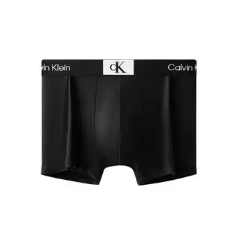 Calvin Klein Серия Ck96, маленькие квадратные вышитые буквы логотипа, трусы-боксеры, мужское нижнее белье, черные NB3406-UB1 M