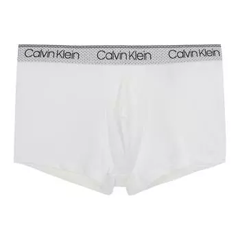 Calvin Klein Сетчатые трусы-боксеры с низкой посадкой, удобные, мужское нижнее белье, белые NB3807-WF5 M