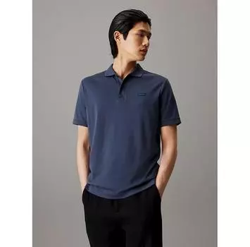 Calvin Klein Smooth Cotton Slim поло с короткими рукавами L