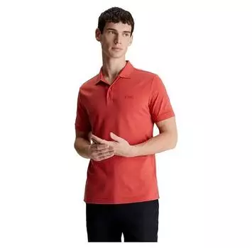 Calvin Klein Smooth Cotton Slim поло с короткими рукавами XL
