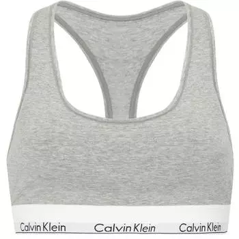 Calvin Klein Современный спортивный бюстгальтер Gravity Wireless Back, женское нижнее белье, кокос-серый F3785AD-020 L