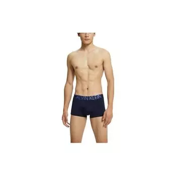 Calvin Klein SS22 Буквенный логотип Тканые трусы-боксеры Мужское нижнее белье Темно-синее NB1702O-VN7 S