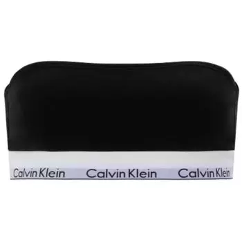 Calvin Klein SS23 Повседневный бюстье-бюстье с вышивкой Женское нижнее белье Черный QF5295AD-001 S