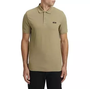 Calvin Klein Stretch Pique Slim Button поло с короткими рукавами XL