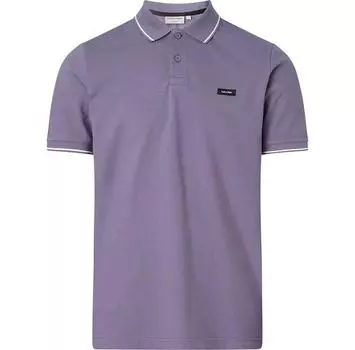 Calvin Klein Stretch Pique Tipping Slim поло с короткими рукавами XL