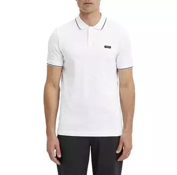 Calvin Klein Stretch Pique Tipping Slim поло с короткими рукавами L