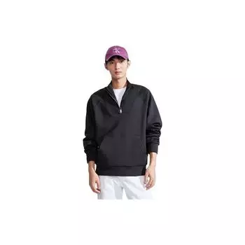 Calvin Klein Толстовка-пуловер с 3D-буквой и полумолнией, мужская толстовка Space-Black J324405 M