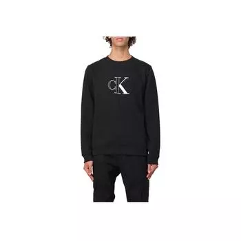 Calvin Klein Толстовка с круглым вырезом и длинным рукавом, мужская толстовка, черная J30J326034-BEH M