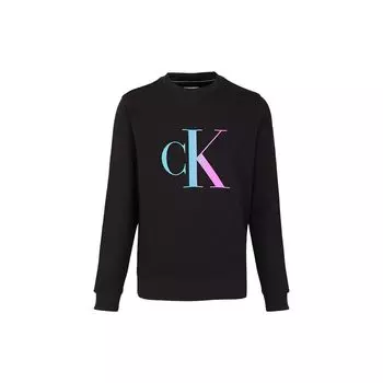 Calvin Klein Толстовка с круглым вырезом и логотипом, мужская толстовка, черная J30J320841-BEH XL