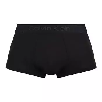 Calvin Klein Трусы-боксеры мужские с логотипом на поясе, дышащие, тянущиеся, облегающие, черные NB1929-001 XL