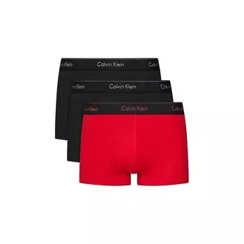 Calvin Klein Трусы-боксеры с эластичной талией и буквенным принтом, 3 пары, мужское нижнее белье 000NB3873A-KHZ M