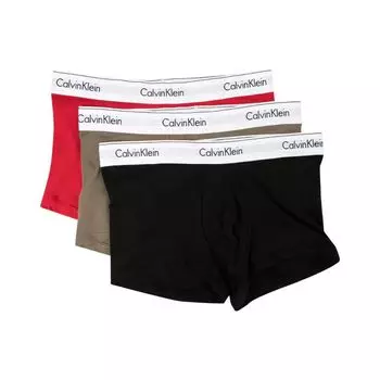 Calvin Klein Трусы-боксеры с эластичным логотипом на талии, комплект из трех пар мужского нижнего белья 000NB2380ADYV S