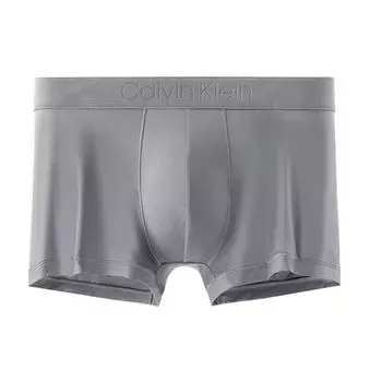 Calvin Klein Трусы-боксеры с низкой посадкой, мужское нижнее белье, серое NB2904-5GS M