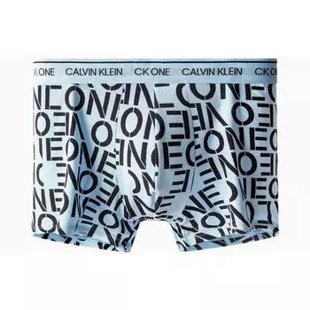 Calvin Klein Трусы-боксеры с одним логотипом и поясом, мужское нижнее белье, синее NB2216-1BM S
