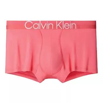 Calvin Klein Трусы-боксеры с заниженной талией и жаккардовым логотипом, мужское нижнее белье, красные NB2974-TJE L