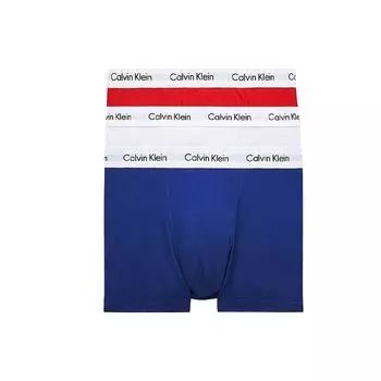 Calvin Klein Трусы-боксеры средней посадки с буквами, 3 пары, мужское нижнее белье, разноцветное U2662G-I03 XS