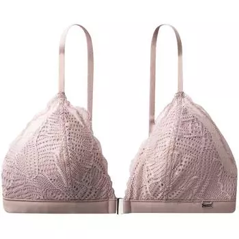 Calvin Klein Твердый кружевной бюстгальтер с треугольными чашками Женское нижнее белье Красный Серый QF7167AD-8HR S