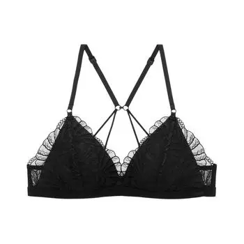 Calvin Klein Твердый, приятный для кожи, мягкий бюстгальтер, женское нижнее белье, черный QF7756AD-UB1 S
