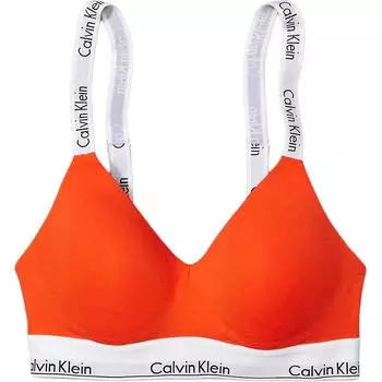 Calvin Klein Удобный легкий бюстгальтер с буквенным жаккардом, женское нижнее белье Cherry-Kiss QF7059-802 M