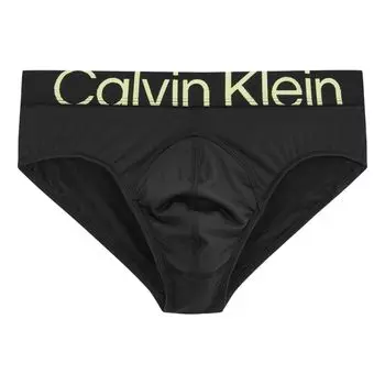 Calvin Klein Жаккардовые облегающие трусы с поясом, мужское нижнее белье, черное NB3655-UB1 M