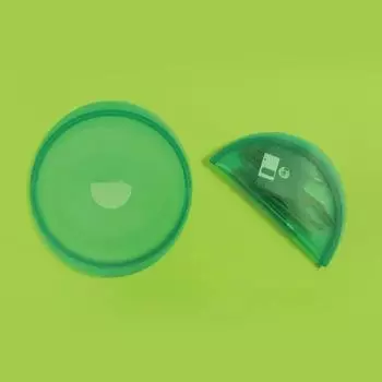 Calzone Silicone Zipper Bag Plate L Lemon yellow