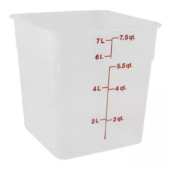 Cambro (8SFSPP190 8 qt Polypropylene Food Storage Container - CamSquare