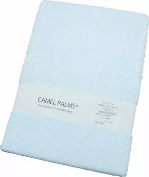 CAMEL PALMS Сделано в Японии Полотенце Простыня для футона Односпальная 150 x 250 см Ворс Мейера Плоская простыня Синяя