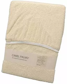 CAMEL PALMS Сделано в Японии Простыня для матраса Полотенце Ткань Японский стиль Односпальная 100 x 200 см Футон x Мейер Ворс Бежевый One-Touch (105 205см)