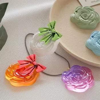 Камелия силиконовая форма DIY ароматерапия гипсовая смола бетонная форма ручная работа аромат торт подвесная форма украшение для дома