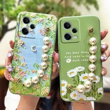 Camera all inclusive Skin-friendly feel Phone Case For Redmi Note12 Pro 5G Bear bracelet Simplicity Lens package Redmi Note12 Pro 5G