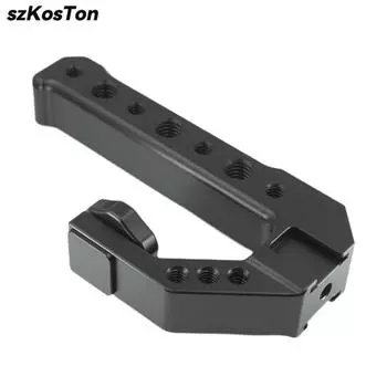 Camera Hot Shoe Top Handle Grip Universal Video Stabilizing Rig With 3 Cold Shoe Adapters for Mount Microphone LED Light Monitor