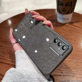 Camera Lens Film Protector Phone Case for Realme 14 5G Case Realme 14 Pro Plus 14pro+ 14X Glitter Silicone Clear TPU Soft Cover For Realme 14proplus чёрный