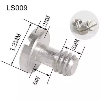 Camera Mount Screw DSLR Camera Camera Plate Screw Tripod Mount Adapter Camera Screw 1/4 Inch Screw LS009