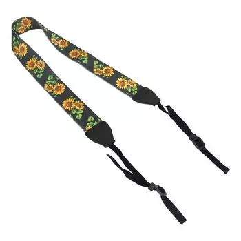 Camera Shoulder Neck Strap Fashionable Vintage Ethnic Style Sunflower Camera Strap