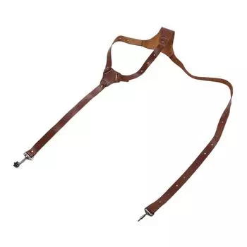 Camera Side Shoulder Strap Widened Scratch Proof Vintage Leather Digital SLR Camera Strap for right