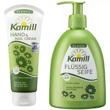 Camille Classic Средство для мытья рук 300 мл + Классический крем для рук 100 мл набор, 1 комплект