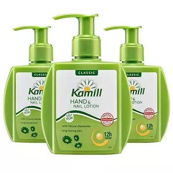 Camille Лосьон для рук и ногтей с классическим ароматом ромашки, 125 мл, 3 шт.