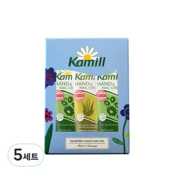 Camille Mini Hand & Nail Cream Classic + Herbal + Intensive 3-piece set, 90ml, 5 sets