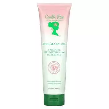 Camille Rose, 5-минутная укрепляющая маска для волос, масло розмарина, 8,5 жидких унций (251 мл)