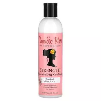 Camille Rose, Strength, восстанавливающий кондиционер глубокого действия, юкуба и топленое масло, 8 унций (240 мл)