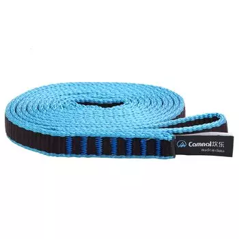 CAMNAL альпинистский строп CLIMBING 16 мм строп-полозок альпинистский строп износостойкий высокопрочный 22 кН безопасный строп наружный строп катастрофа синий