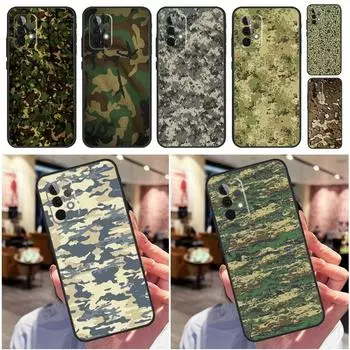 Camouflage Military Case For Samsung Galaxy A52 A72 A13 A33 A53 A73 A51 A71 A50 A04S A52S A12 A22 A32 Cover Samsung A53 5G