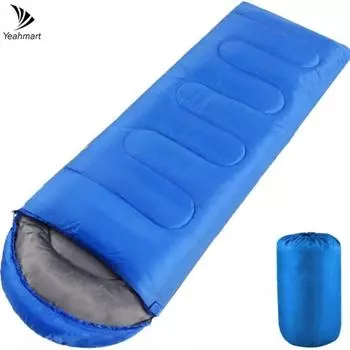 Camp Sleeping Bags Single Adult Envelope Sleeping Bag Lightweight Warm Sleeping Gears for Backpacking Camping Hiking зелёный