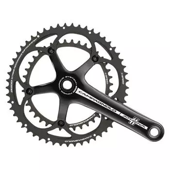 campagnolo Велосипедные запчасти для шоссейного велосипеда Athena Black Aluminum Crankset 185FC12ATB092 170/52/39 чёрный