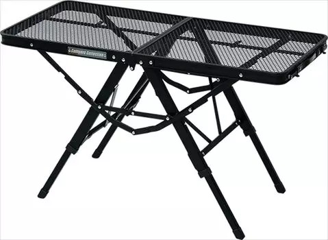 Campers Collection Tough Light Action Table Черный корпус Ширина x Глубина x Высота [Yamazen] TAT-8640 (МБК) размер 87,5 40,5 35,5/50/60см