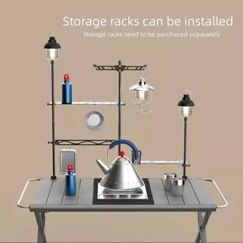 Camping Egg Roll Table Outdoor IGT Table Lightweight Tactical Table Multifunctional Picnic Dinner Desk Portable Desk Folding