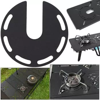 Camping IGT Table Board Kitchen Stainless Steel Table Board Camping Equipment Storage Bag Included for SOTO Spider Stove