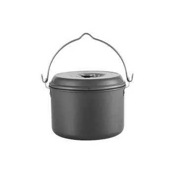 Camping Moon Aluminum Hanging Pot Small Aluminum Pot Aluminum Pot MC220 (CAMPING MOON) 2.6L